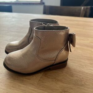 Cat & Jack Gold / Ayla Toddler boots, Size 7